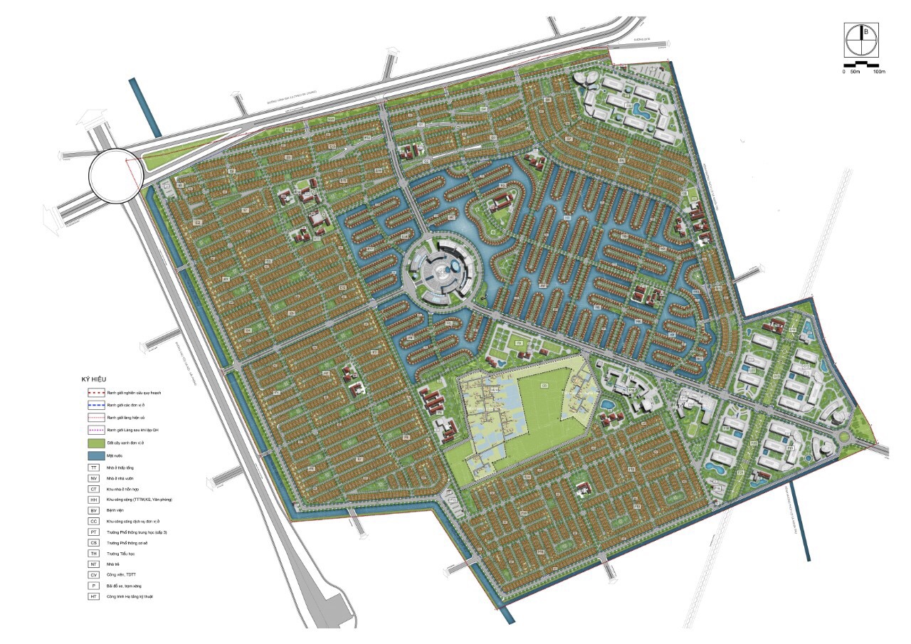 Đối với mặt bằng phân khu 1 thuộc dự án